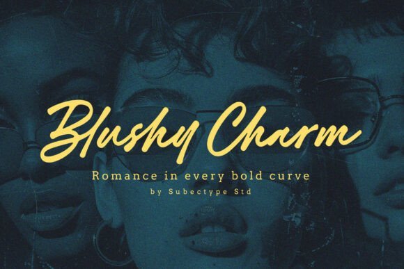 Blushy Charm Font - Featured Image