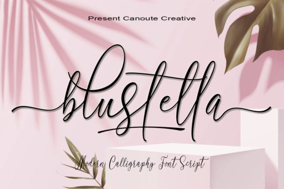 Blustella Font - Featured Image