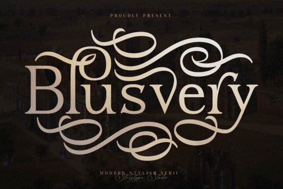 Blusvery Font - Featured Image