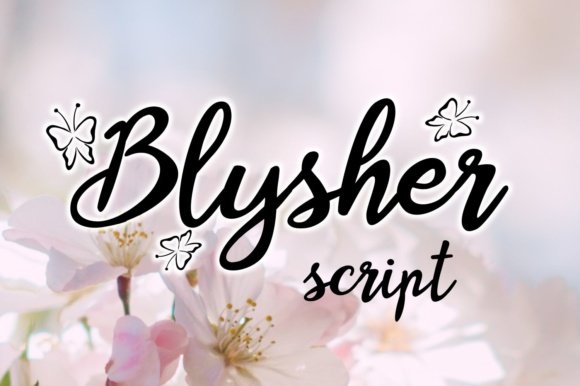 Blysher Font - Featured Image