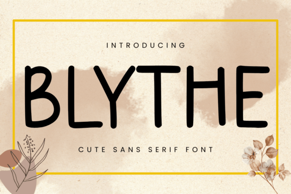 Blythe Font - Featured Image
