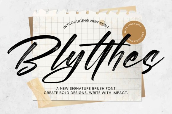 Blytthes Font - Featured Image