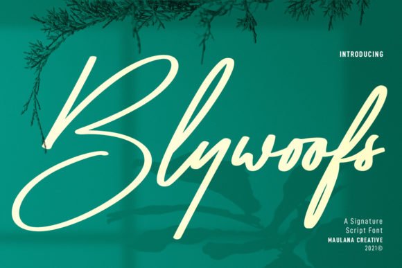 Blywoofs Font - Featured Image