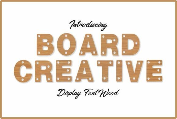 Boardcreative Regular Font - Featured Image