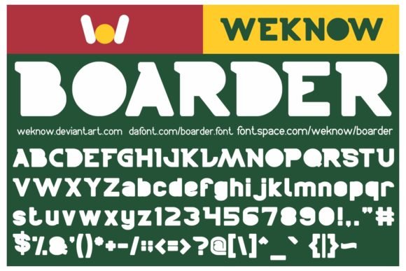 Boarder Font - Featured Image
