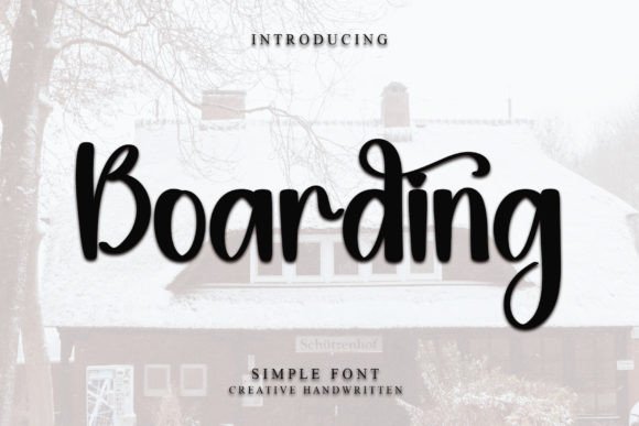 Boarding Font - Featured Image