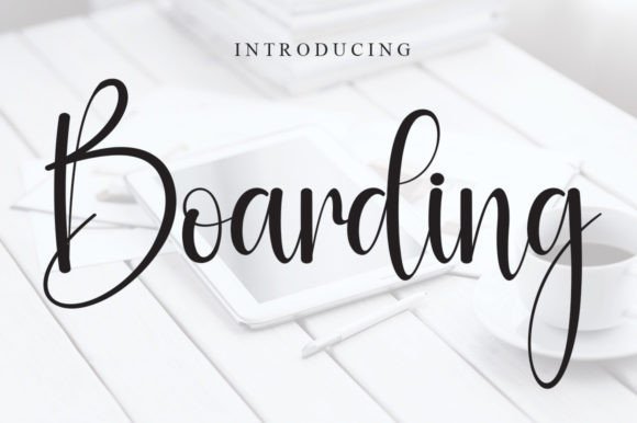 Boarding Font - Featured Image