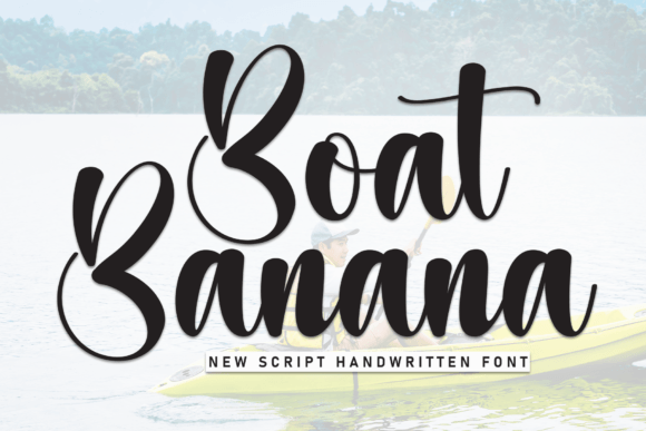 Boat Banana Font - Featured Image