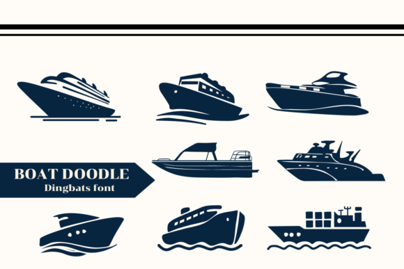 Boat Doodle Font - Featured Image