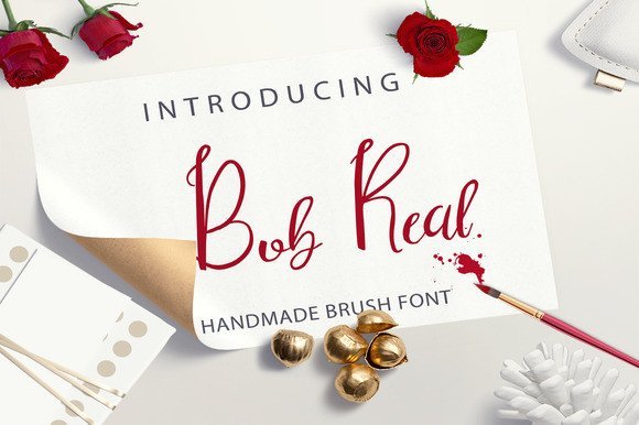 Bob Real Font - Featured Image
