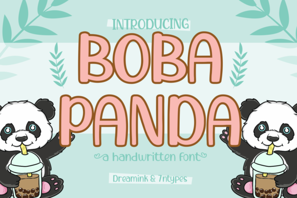 Boba Panda Font - Featured Image