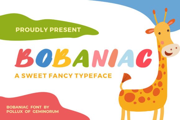 Bobaniac Font - Featured Image