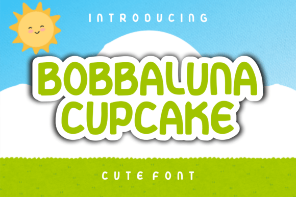 Bobbaluna Cupcake Font - Featured Image