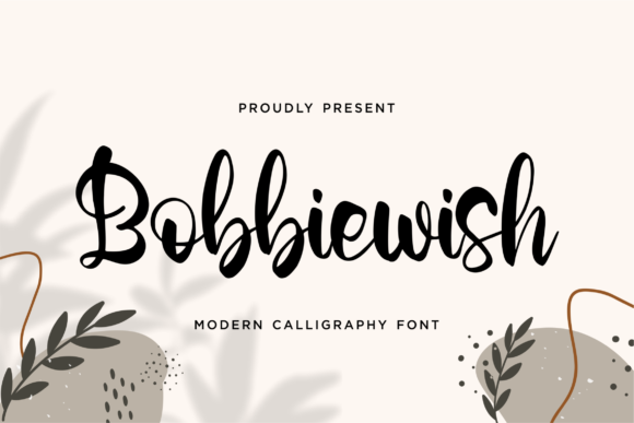 Bobbiewish Font - Featured Image