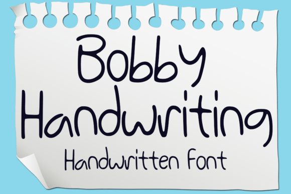 Bobby Handwriting Font - Featured Image