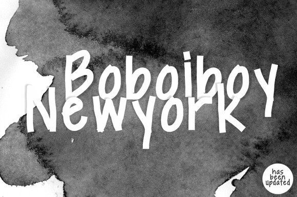 Boboiboy Newyork Font - Featured Image