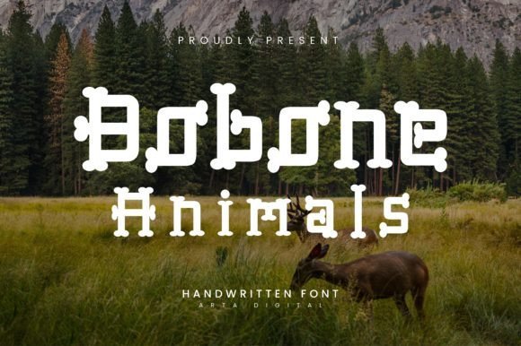 Bobone Animals Font - Featured Image
