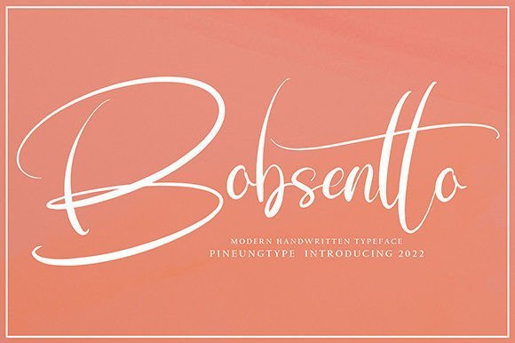 Bobsentto Font - Featured Image