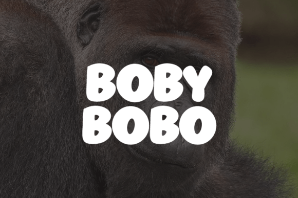 Boby Bobo Font - Featured Image