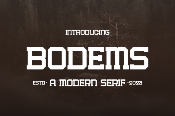 Bodems Font - Featured Image