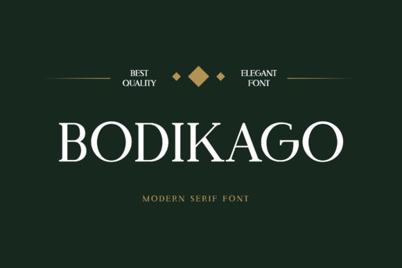 Bodikago Font - Featured Image