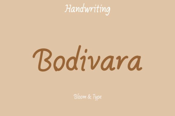 Bodivara Font - Featured Image