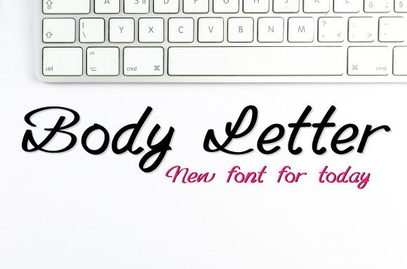 Body Letter Font - Featured Image