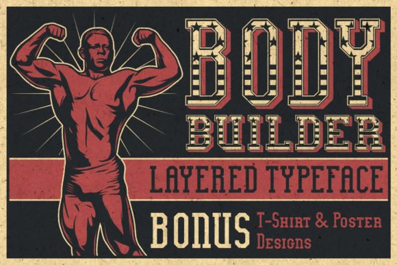 Bodybuilder Font - Featured Image