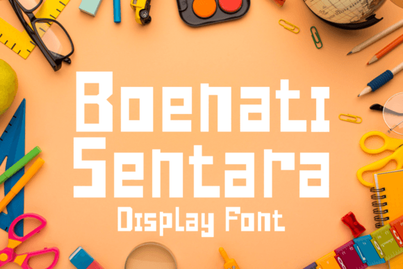 Boenati Sentara Font - Featured Image