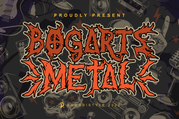 Bogarts Metal Font - Featured Image
