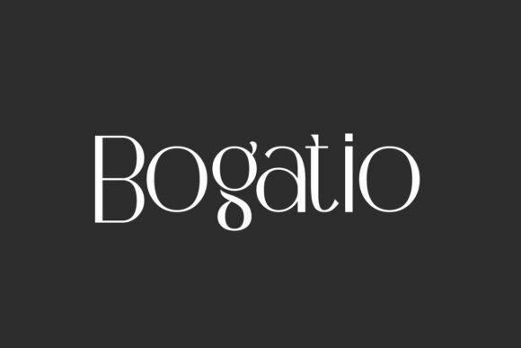 Bogatio Font - Featured Image
