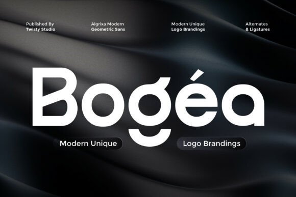 Bogea Font - Featured Image