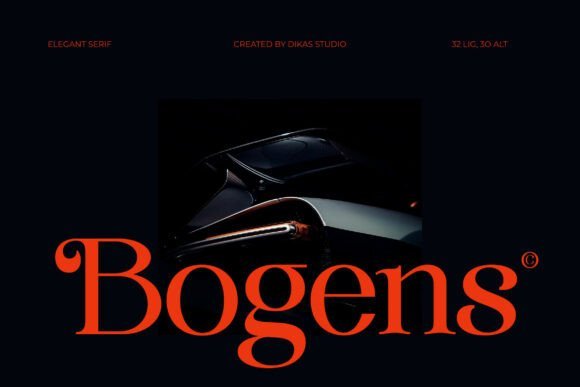 Bogens Font - Featured Image