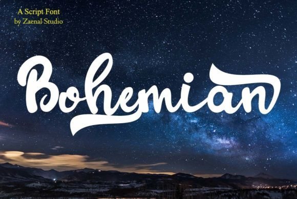 Bohemian Font - Featured Image