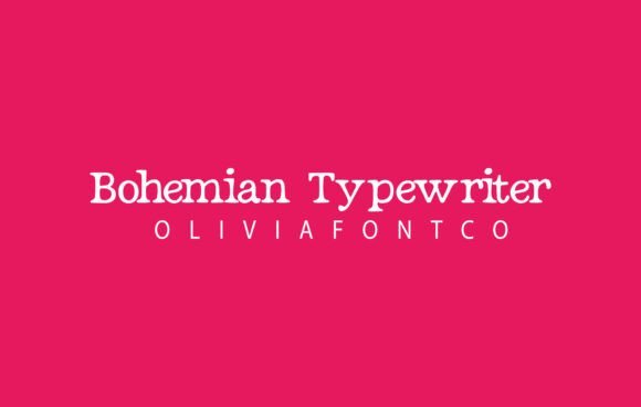 Bohemian Typewriter Font - Featured Image