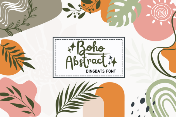 Boho Abstract Font - Featured Image
