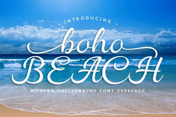 Boho Beach Font - Featured Image