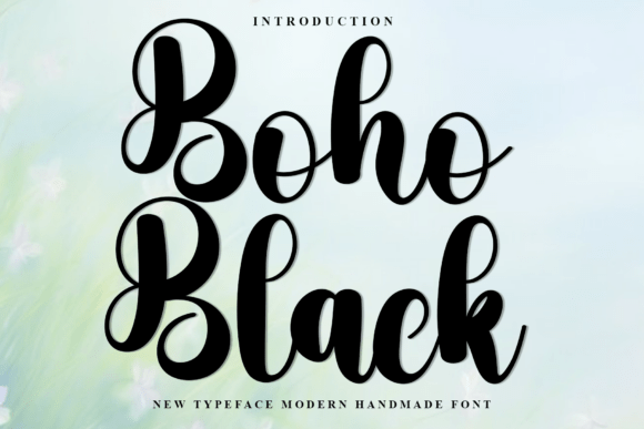 Boho Black Font - Featured Image