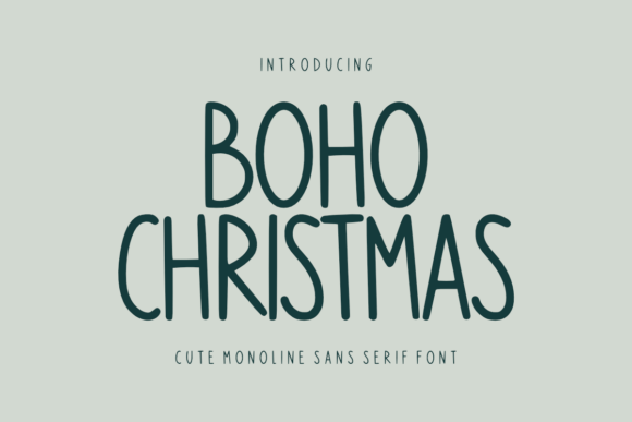 Boho Christmas Font - Featured Image