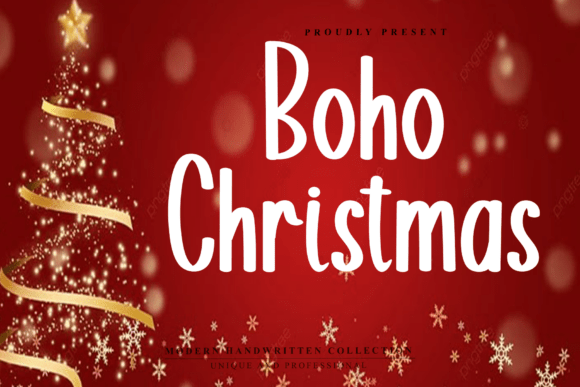 Boho Christmas Font - Featured Image