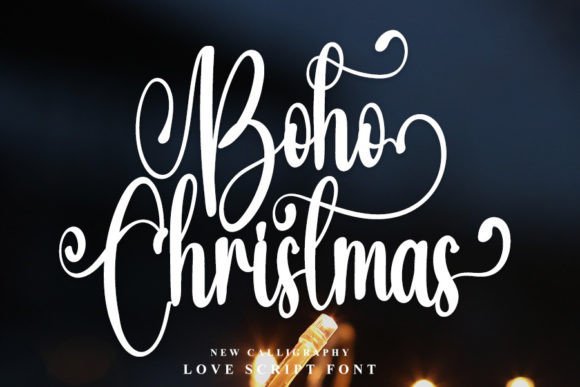 Boho Christmas Font - Featured Image