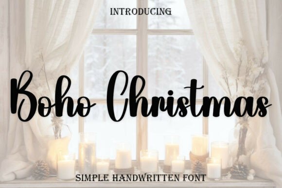 Boho Christmas Font - Featured Image