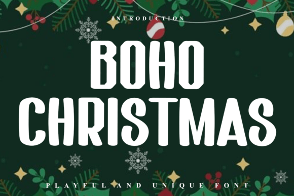 Boho Christmas Font - Featured Image