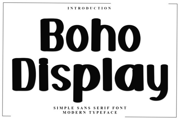 Boho Display Font - Featured Image