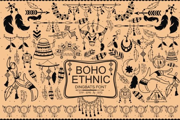 Boho Ethnic Font - Featured Image