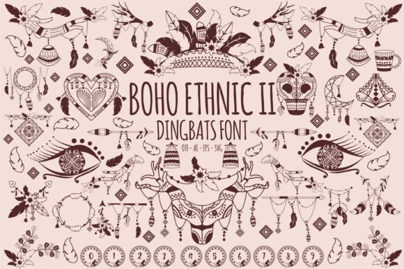 Boho Ethnic II Font - Featured Image