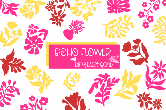 Boho Flower Font - Featured Image