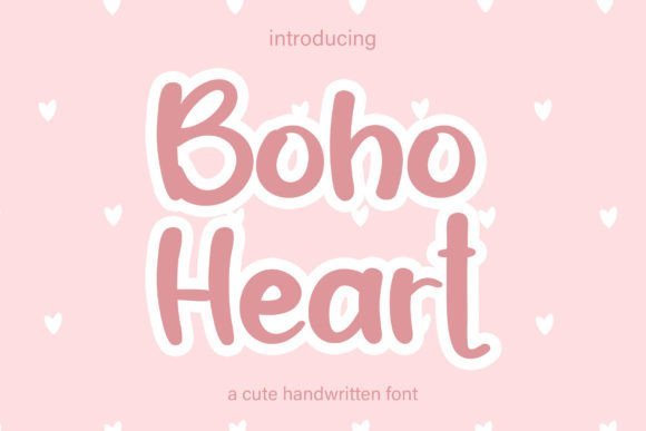 Boho Heart Font - Featured Image