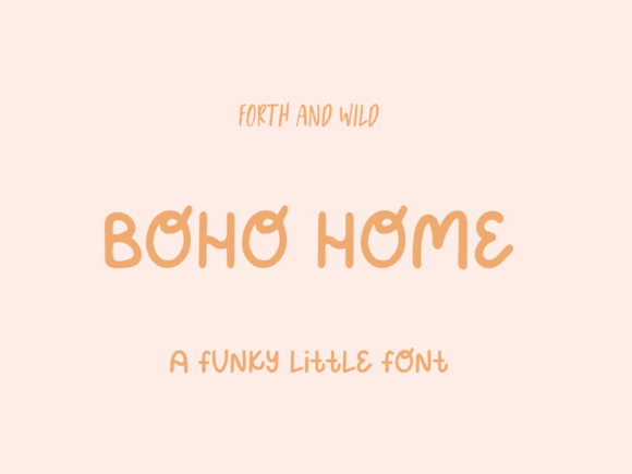 Boho Home Font - Featured Image
