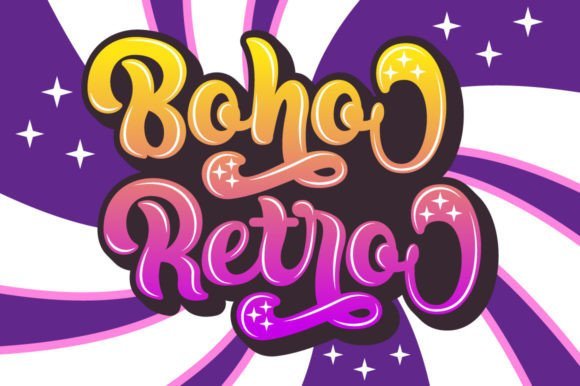 Boho Retro Font - Featured Image